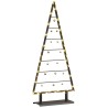 Arbre de Noël en métal avec support Noir 125,5 cm Acier 512853512853
