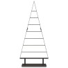 Arbre de Noël en métal avec support Noir 125,5 cm Acier 512853512853