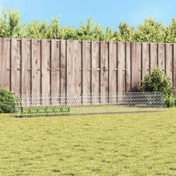 Cage pour lapins Argent 430 x 55 x 55 cm Acier galvanisé 512855512855