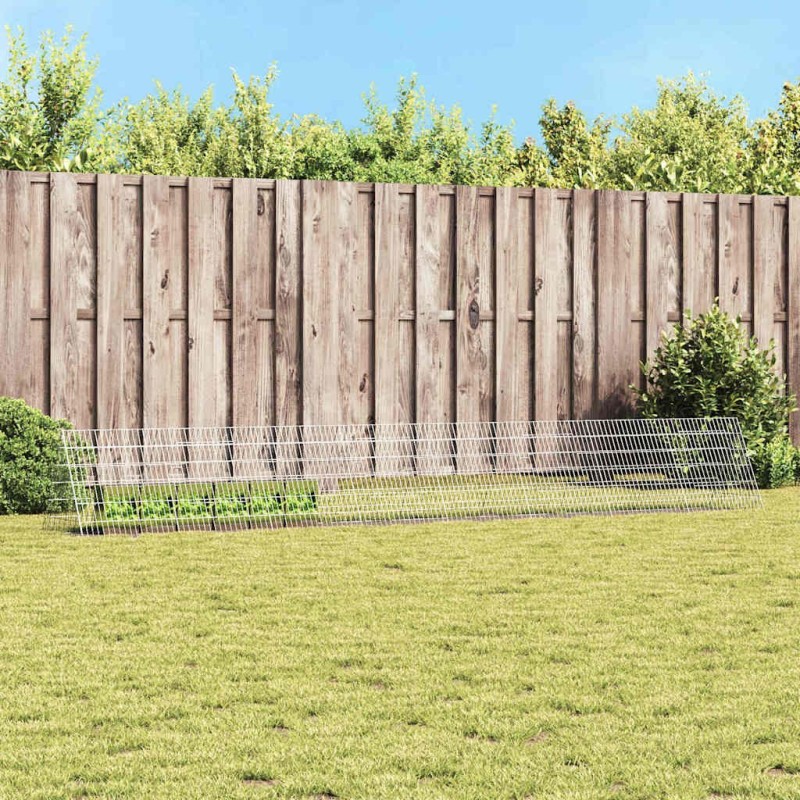 Cage pour lapins Argent 430 x 55 x 55 cm Acier galvanisé 512855512855