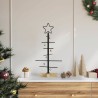 Arbre de Noël en métal Noir 59,5 cm Acier peint par poudre 512856512856