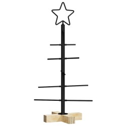 Arbre de Noël en métal Noir 59,5 cm Acier peint par poudre 512856512856