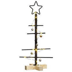 Arbre de Noël en métal Noir 59,5 cm Acier peint par poudre 512856512856