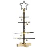 Arbre de Noël en métal Noir 59,5 cm Acier peint par poudre 512856512856