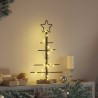 Arbre de Noël en métal Noir 59,5 cm Acier peint par poudre 512856512856