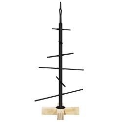 Arbre de Noël en métal Noir 59,5 cm Acier peint par poudre 512856512856