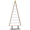 Arbre de Noël en métal avec support Noir 180 cm Acier 512857512857