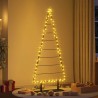 Arbre de Noël en métal avec support Noir 180 cm Acier 512857512857
