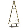 Arbre de Noël en métal avec support Noir 90 cm Acier 512858512858