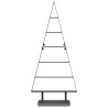 Arbre de Noël en métal avec support Noir 90 cm Acier 512858512858