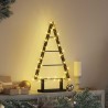 Arbre de Noël en métal avec support Noir 60 cm Acier 512860512860