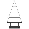 Arbre de Noël en métal avec support Noir 60 cm Acier 512860512860