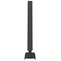 Arbre de Noël en métal avec support Noir 60 cm Acier 512860512860