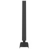 Arbre de Noël en métal avec support Noir 60 cm Acier 512860512860