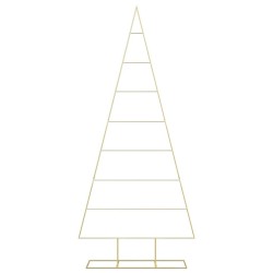 Arbre de Noël en métal Doré 211 cm Acier peint par poudre 512861512861