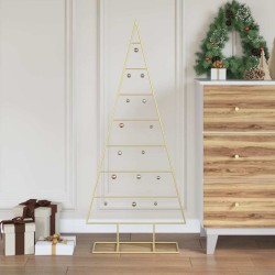 Arbre de Noël en métal Doré 125 cm Acier peint par poudre 512864512864