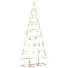 Arbre de Noël en métal Doré 125 cm Acier peint par poudre 512864512864