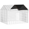 Cage pour lapins Argent 100 x 78 x 78 cm Acier galvanisé 512865512865