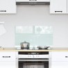 Crédence de cuisine Blanc 70 x 40 cm verre trempé 512872512872
