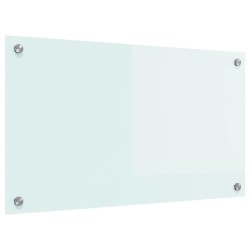 Crédence de cuisine Blanc 70 x 40 cm verre trempé 512872512872