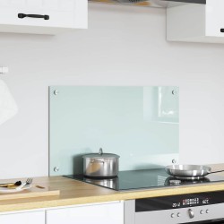 Crédence de cuisine Blanc 70 x 40 cm verre trempé 512872512872