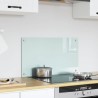 Crédence de cuisine Blanc 70 x 40 cm verre trempé 512872512872