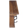 Porte-manteau mural Montage mural Naturel 100 x 10 x 20 cm 512874512874