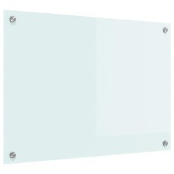 Crédence de cuisine Blanc 70 x 50 cm verre trempé 512878512878
