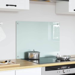 Crédence de cuisine Blanc 70 x 50 cm verre trempé 512878512878