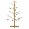 Arbre de Noël en bois Marron 125 cm Bois de pin massif 512881512881