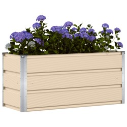 Jardinière Ivoire 100 x 40 x 45 cm Acier 512882512882