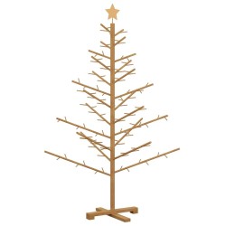 Arbre de Noël en bois Marron 150 cm Bois de pin massif 512883512883