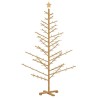 Arbre de Noël en bois Marron 180 cm Bois de pin massif 512884512884