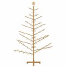 Arbre de Noël en bois Marron 180 cm Bois de pin massif 512884512884