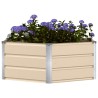 Jardinière Ivoire 129 x 129 x 45 cm Acier 512885512885