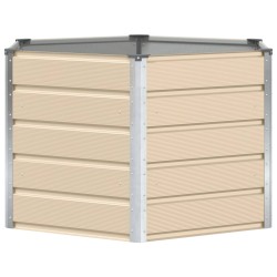 Jardinière Ivoire 129 x 129 x 75 cm Acier 512886512886