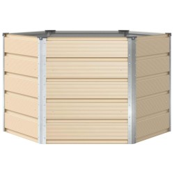 Jardinière Ivoire 129 x 129 x 75 cm Acier 512886512886