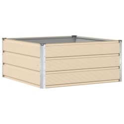 Jardinière Ivoire 100 x 100 x 45 cm Acier 512887512887