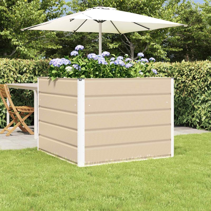Jardinière Ivoire 100 x 100 x 75 cm Acier 512888512888