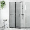 Paroi de douche à l'italienne Noir 90 x 6.5 x 190 cm 512891512891