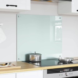 Crédence de cuisine Blanc 70 x 60 cm verre trempé 512894512894