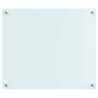 Crédence de cuisine Blanc 70 x 60 cm verre trempé 512894512894