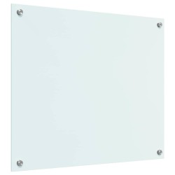 Crédence de cuisine Blanc 70 x 60 cm verre trempé 512894512894