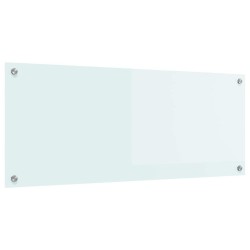 Crédence de cuisine Blanc 100 x 40 cm verre trempé 512896512896