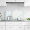 Crédence de cuisine Blanc 100 x 40 cm verre trempé 512896512896
