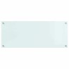 Crédence de cuisine Blanc 100 x 40 cm verre trempé 512896512896