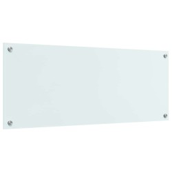 Crédence de cuisine Blanc 100 x 40 cm verre trempé 512896512896