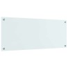 Crédence de cuisine Blanc 100 x 40 cm verre trempé 512896512896
