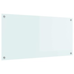 Crédence de cuisine Blanc 100 x 50 cm verre trempé 512897512897