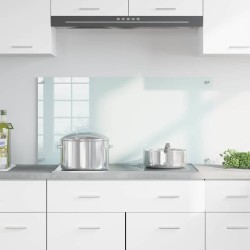 Crédence de cuisine Blanc 100 x 50 cm verre trempé 512897512897